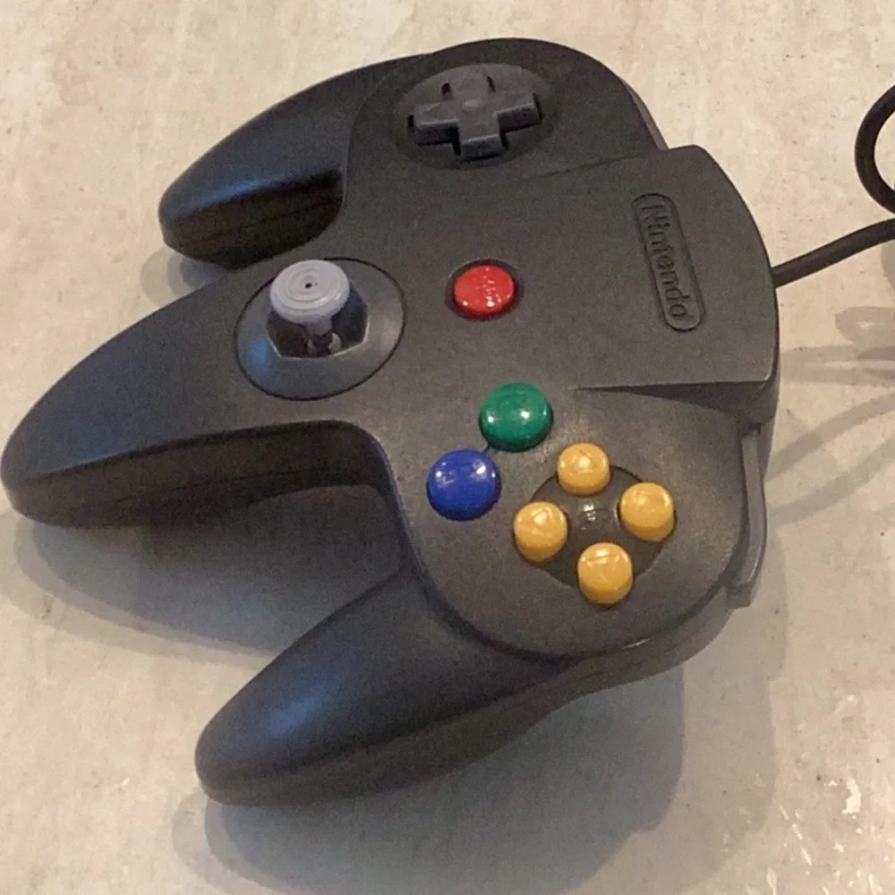 Genuine Nintendo 64 Controller Tight Stick OEM N64 Black Original Authentic
